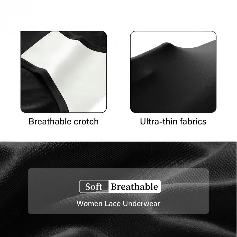 4-Pack High-Waist Shaping Underwear for Women - Seamless Silk Mesh Control Panties, Tummy Slimming & Butt Lifting, Breathable for Daily Wear