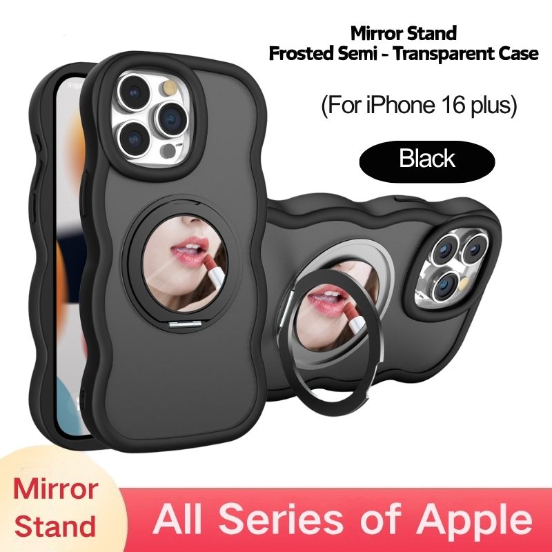 Mirror Stand Phone Case - 2-in-1 Design for Convenient Makeup & Hands-Free Viewing