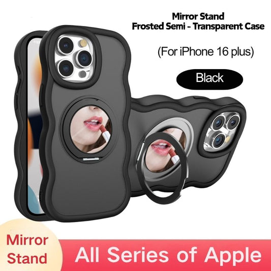 Mirror Stand Phone Case - 2-in-1 Design for Convenient Makeup & Hands-Free Viewing