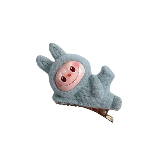 Labub hair clips, cute dopamine, high-end, exquisite little girl dolls, cartoon hair clips, headwear, duckbill clips