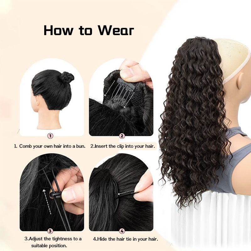 All - Day Comfortable Funmi Curly Wig with Brown Highlights  Closure HD Lace Glueless Wig, Pre - Cut Lace Design