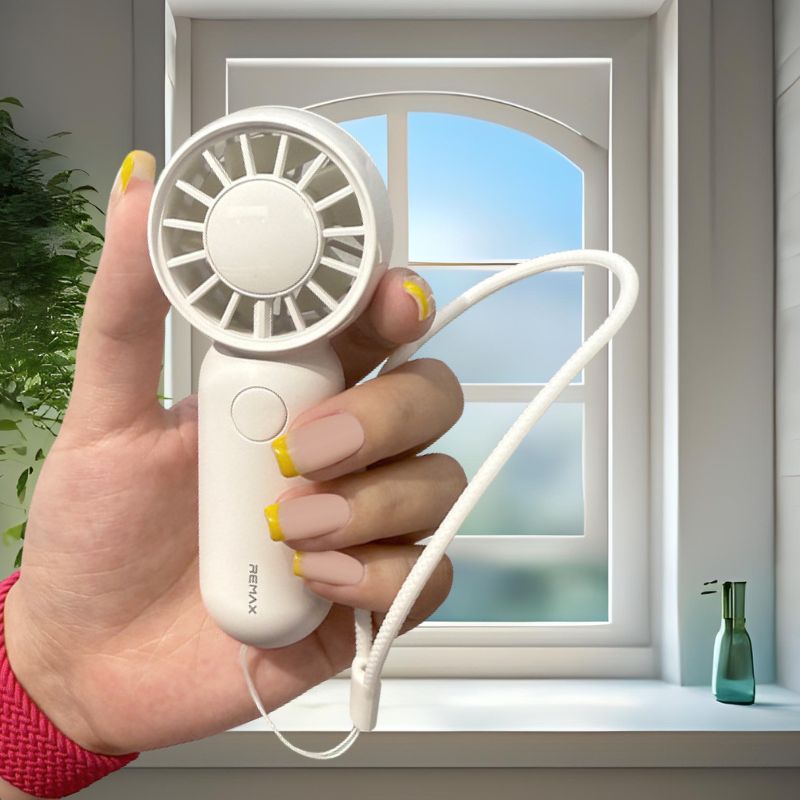 Top Rated Mini Portable Fan: Rechargeable, Foldable & Lightweight for Summer
