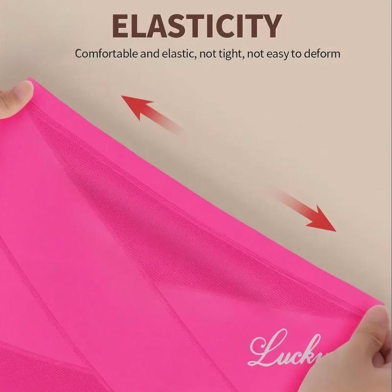 4-Pack High-Waist Shaping Underwear for Women - Seamless Silk Mesh Control Panties, Tummy Slimming & Butt Lifting, Breathable for Daily Wear