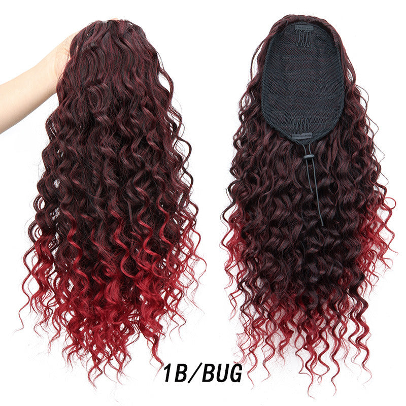 All - Day Comfortable Funmi Curly Wig with Brown Highlights  Closure HD Lace Glueless Wig, Pre - Cut Lace Design
