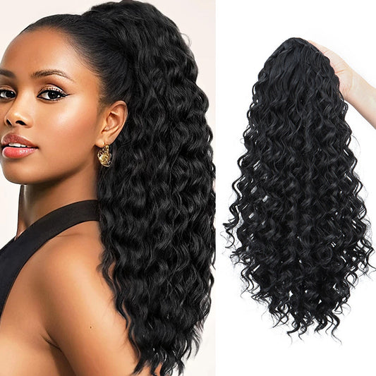 All - Day Comfortable Funmi Curly Wig with Brown Highlights  Closure HD Lace Glueless Wig, Pre - Cut Lace Design
